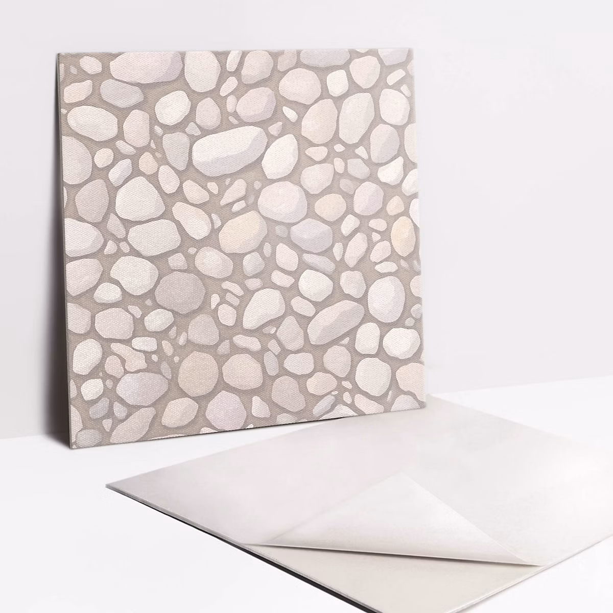 Carreaux vinyle Tulup 30 × 30 cm Pierres délicates 9 pcs