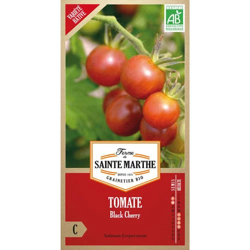Graines de tomate black cherry bio Ferme de Sainte Marthe - graines à semer