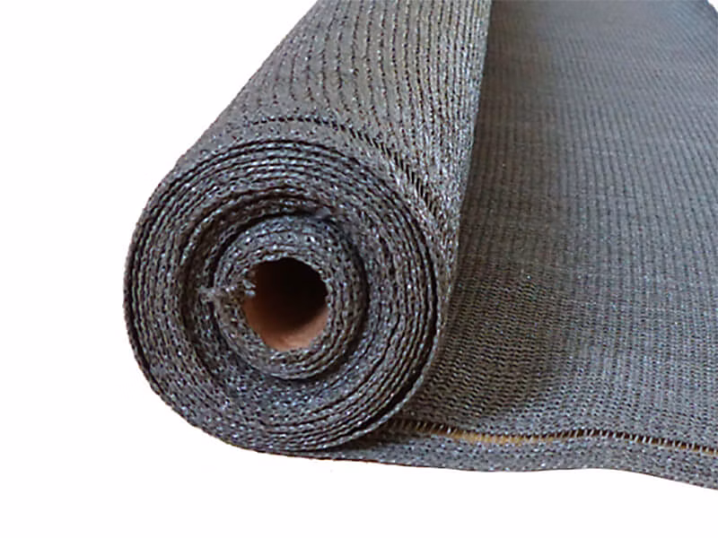 Brise – vue 100%, Gris anthracite, 270gr/m², Boutonnières Gris foncé 1.8m x 50m