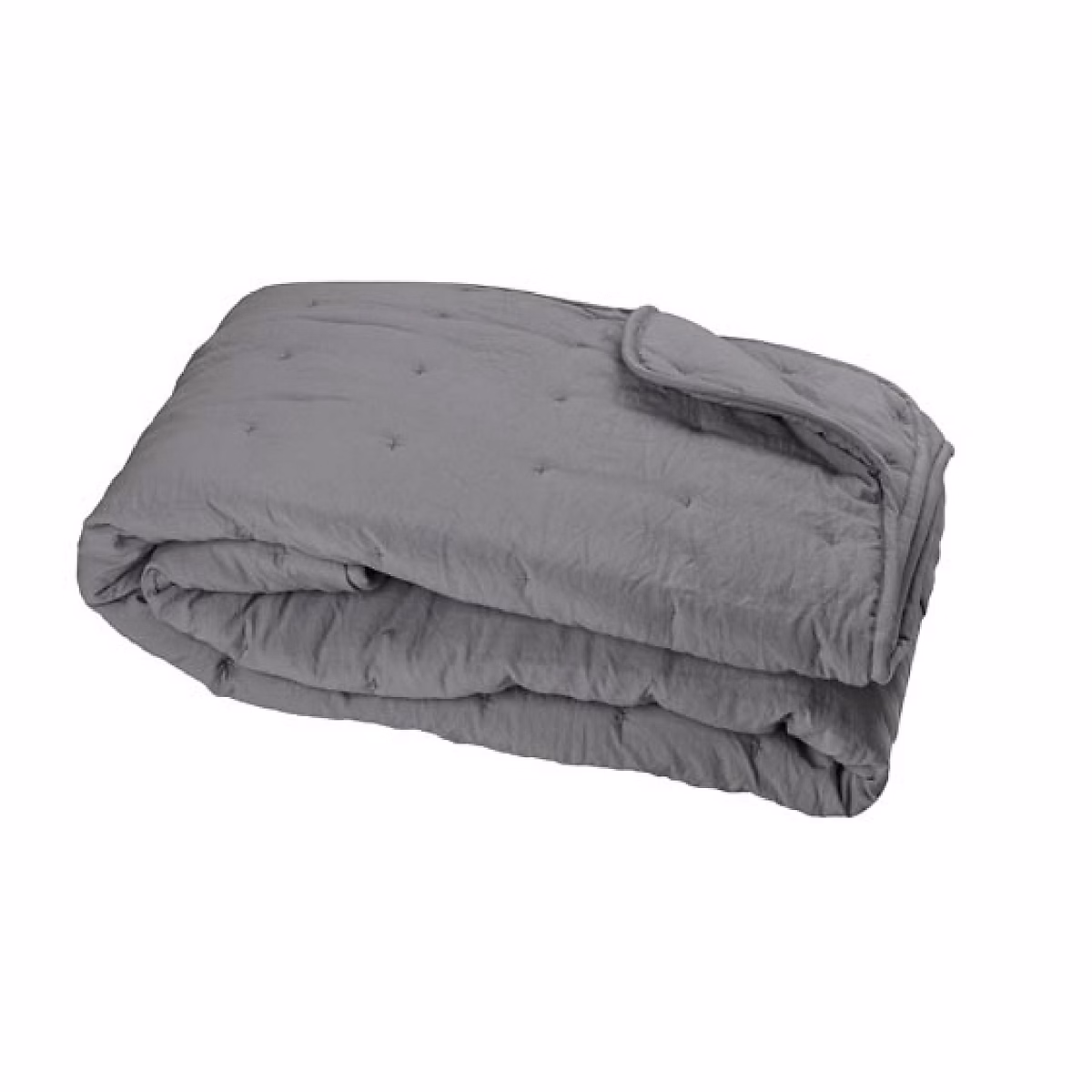 Couvre – Lit en microfibre matelassée (180 × 240 cm, Ardoise)