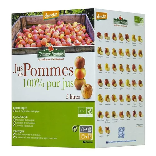 Jus de Pommes Bio BIB 5 L