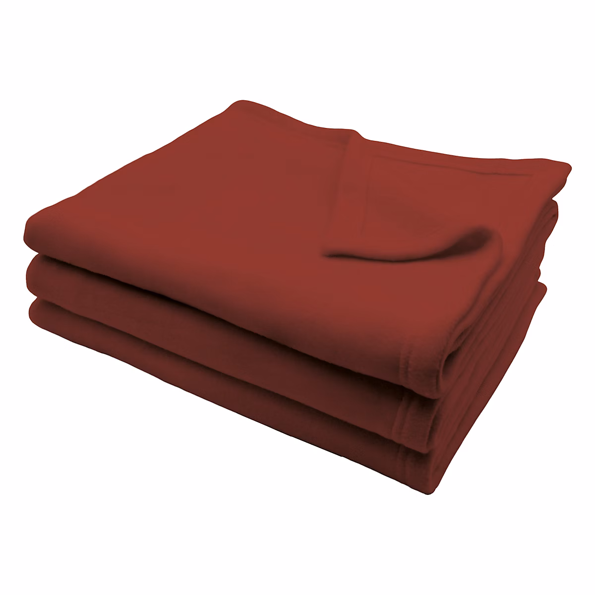 Couverture en polaire confort (240 × 300 cm – Terracotta)