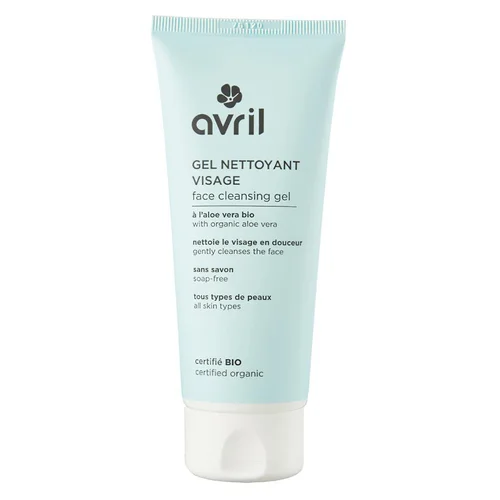 Gel nettoyant visage à l'aloe vera Certifié Bio Avril - 100 ml