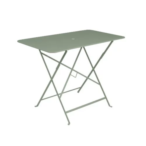 Table pliante en acier coloris cactus Bistro Fermob - 97 x 57 x 74 cm