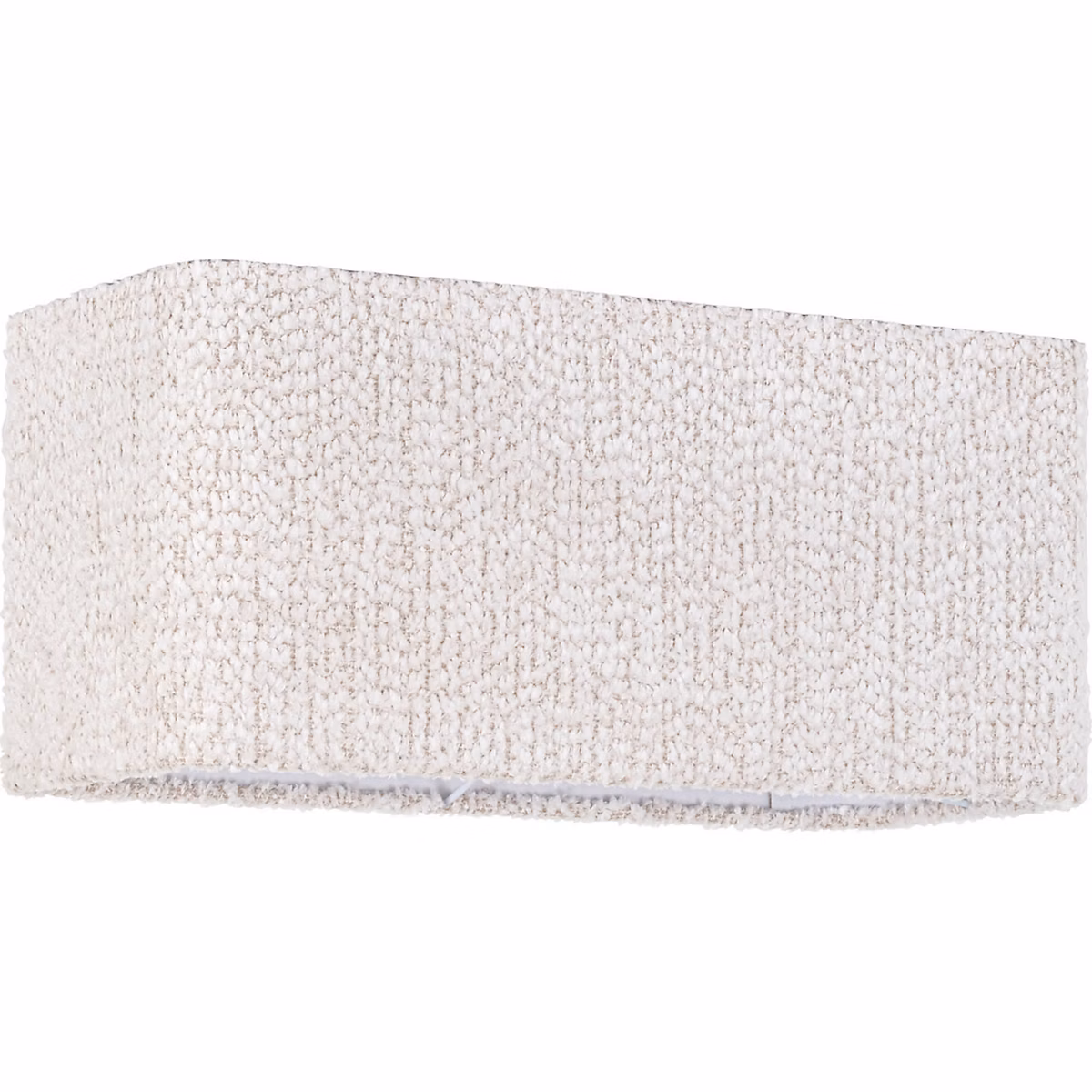 Abat – jour rectangulaire crème douceur intemporelle pour lampe 55 × 25 × 25 cm Crème doux texturé élégant