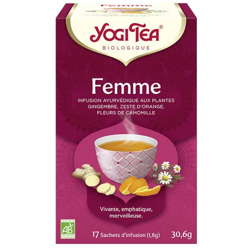 Yogi Tea Femme – La boîte de 17 sachets