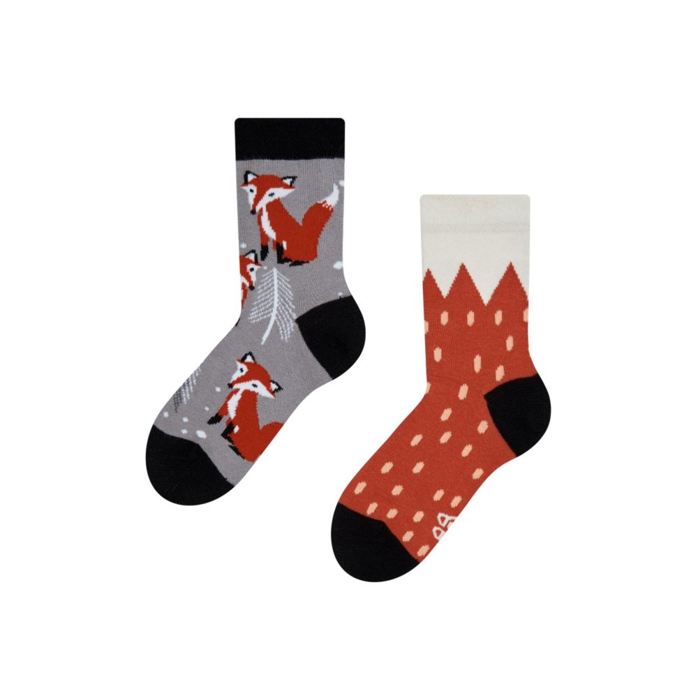 DEDOLES Chaussettes enfants renards – Coton