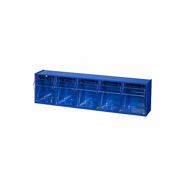 Bloc – tiroirs VarioPlus ProFlip 6 casiers bleu Allit