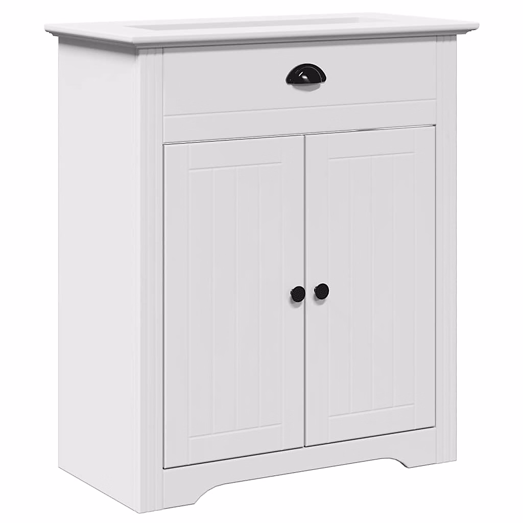 Armoire de lavabo de salle de bain BODO blanc 70 × 35 × 80 cm vidaXL