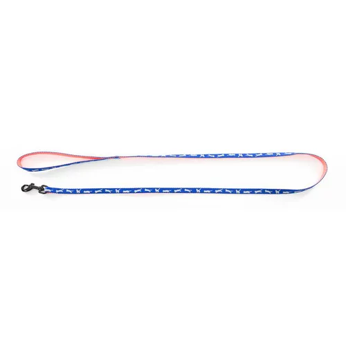 Laisse Cat Bi-color pour chat bleue - 120 cm