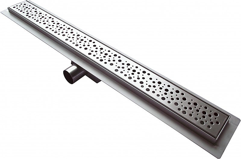 Caniveau de douche italienne réglable acier inoxydable avec Siphon et filtre – 60cm