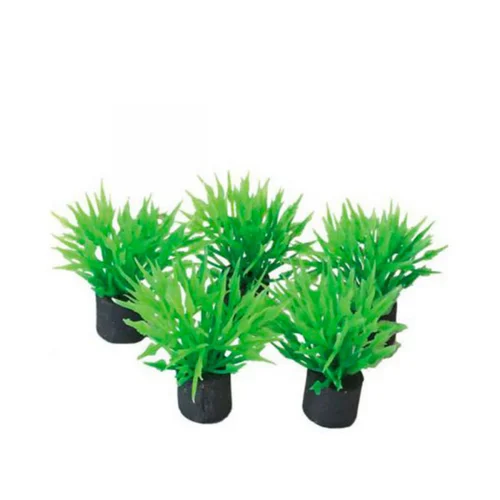 Plante artificielle aquarium nano, 2 cm, SUPERFISH Easy Plants - Lot 5 pièces
