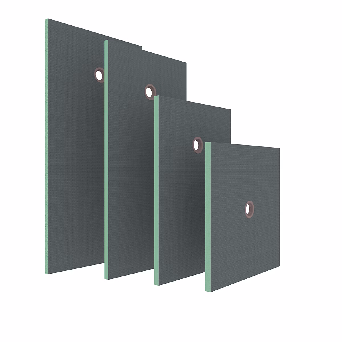 AICA Receveur à carreler en polystyrène – 90 × 160 × 4 cm, recoupable sur mesure