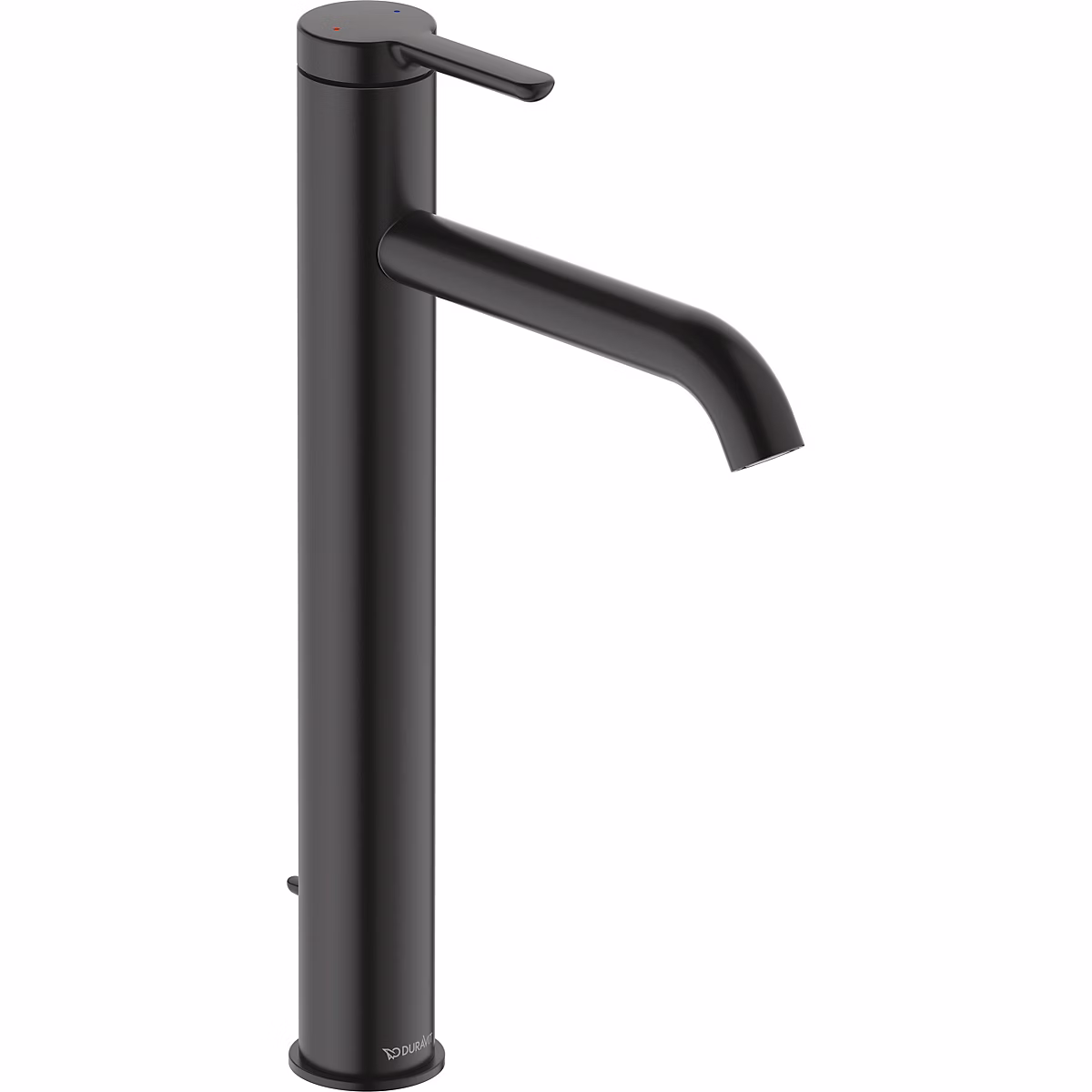 Duravit C.1 Mitigeur monocommande de lavabo XL – noir mat, avec vidage, C11040001046