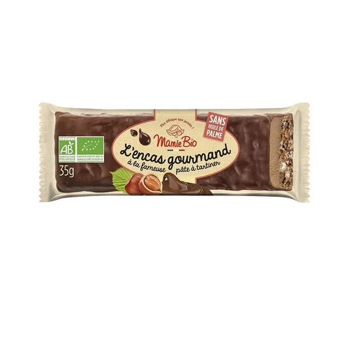 Barre céréales et pâte a tartiner bio Mamie bio - 35 g