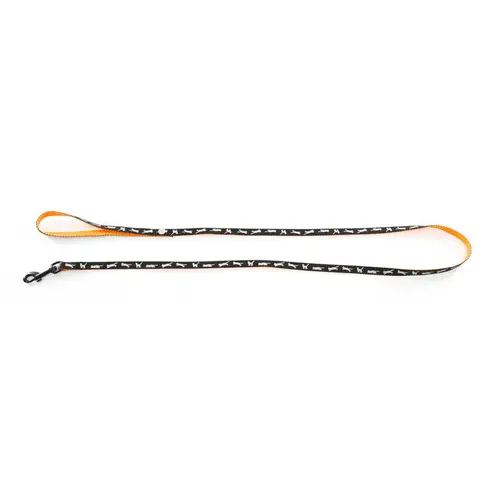 Laisse Cat Bi-color pour chat noire - 120 cm
