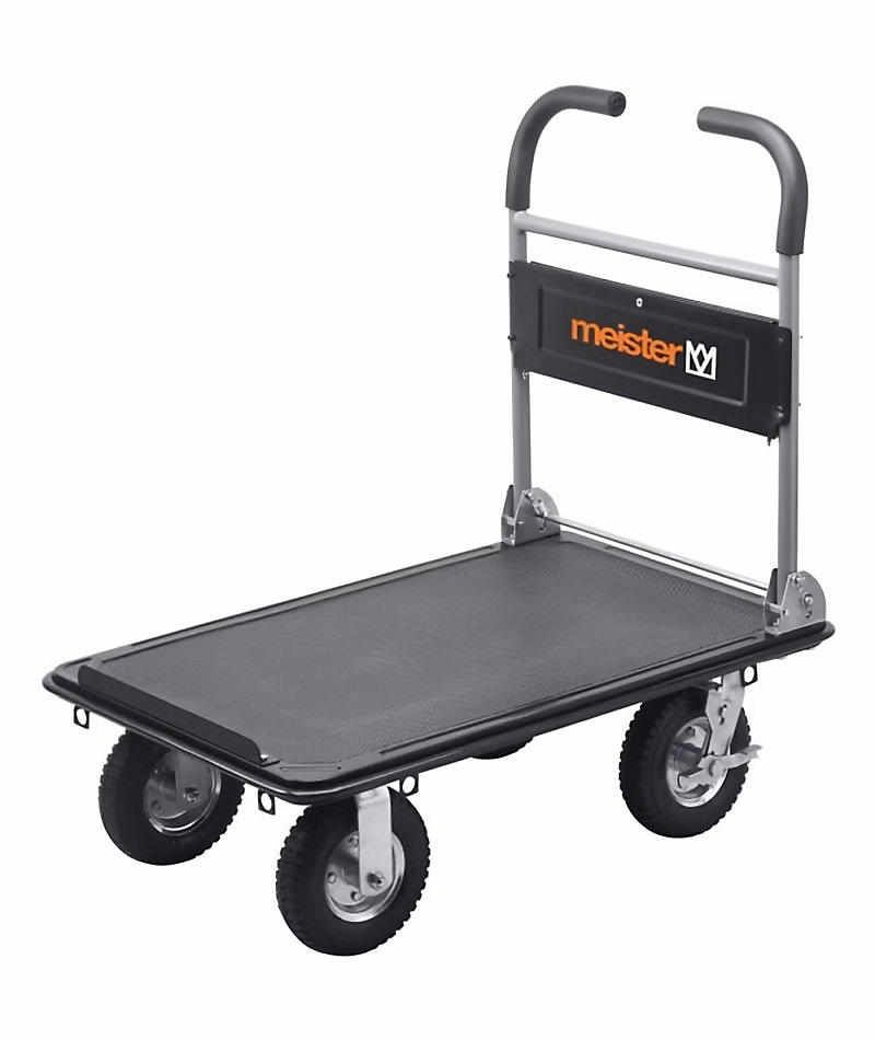 Chariot plateforme pliable Meister Werkzeuge 8985700 acier 300 kg 91 × 61 cm