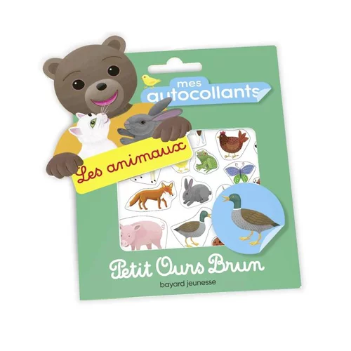 Mes autocollants POB “Les animaux” Éditions Bayard