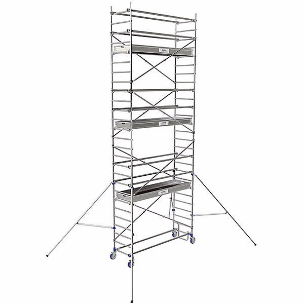 Echaffaudage roulant aluminium CROSS 250 – Hauteur travail max 3.85M | 26404720