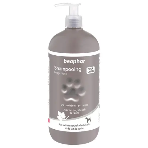 Shampoing Premium pelage blanc pour chien 750 ml