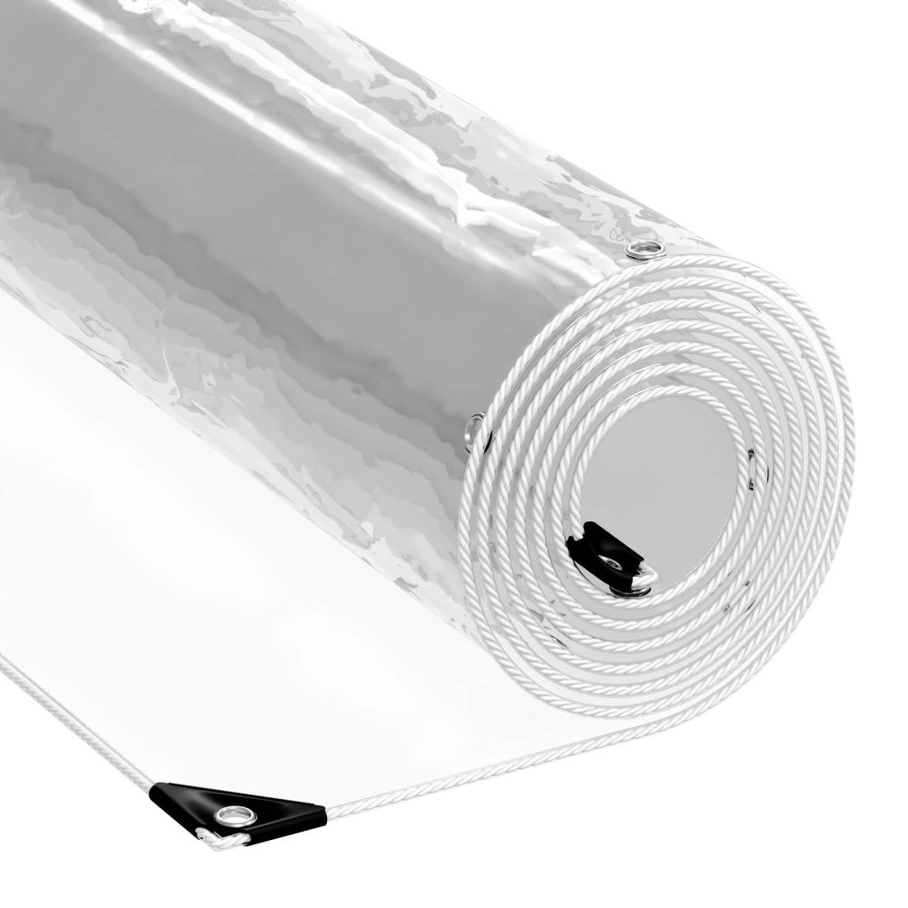 vidaXL Tarpaulin 350 gsm Transparent 5 x 7 m PVC – Aménagement du jardin