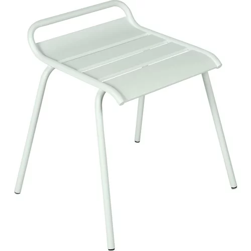 Tabouret coloris vert en acier Monceau Fermob