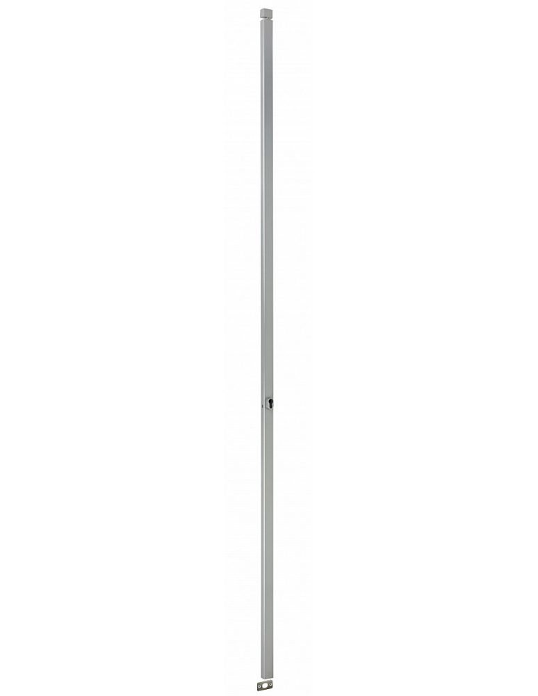 Boitier de crémone à cylindre pour porte et fenêtre – 2 pts, hauteur 2300mm, argent, THIRARD