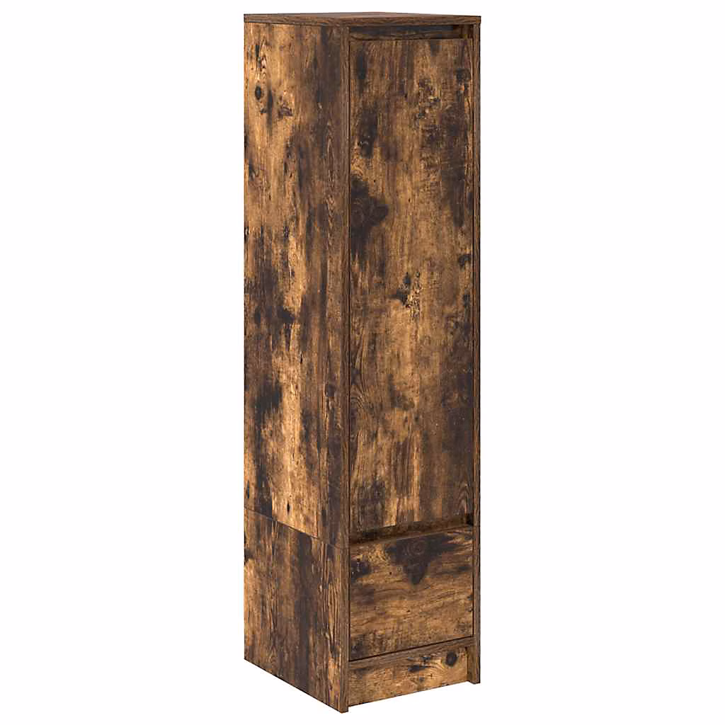 Buffet haut chêne fumé 29 | 5x34x119 – 5 cm bois d'ingénierie vidaXL