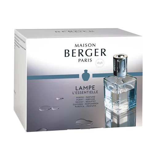 Coffret lampe essentielle carrée avec 2 recharges de 250 ml