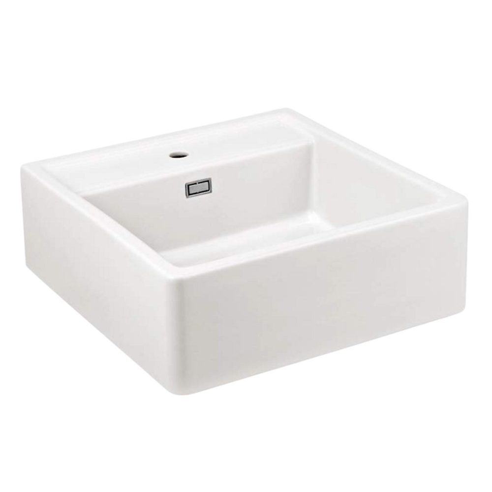 Evier de cuisine – Évier timbre d'office céramique Sanindusa BUTLER blanc 595x630
