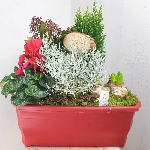Jardinière de Noël 40 cm - La jardinière de 40 cm