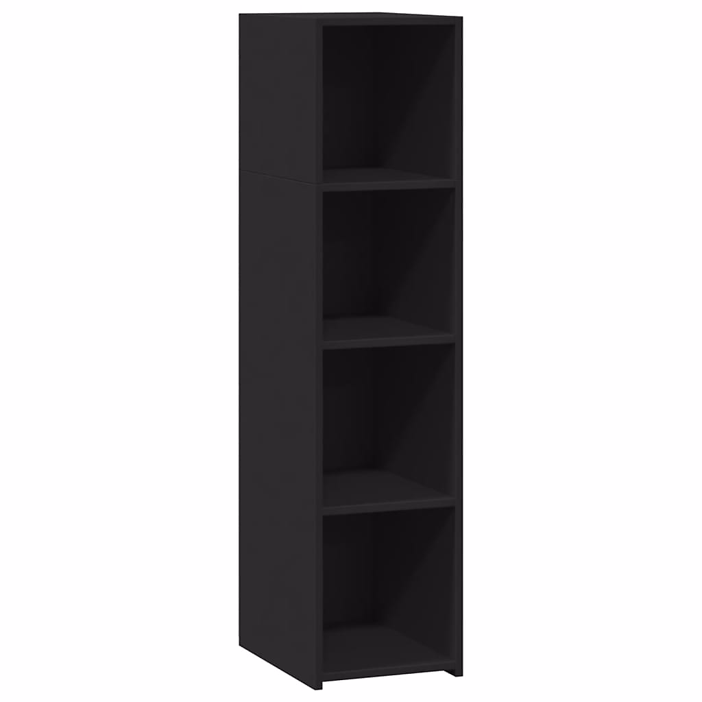 Buffet noir 30 × 41 × 124 cm bois d'ingénierie vidaXL