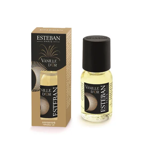 Concentré de parfum Esteban collection Vanille d'or – 15 ml