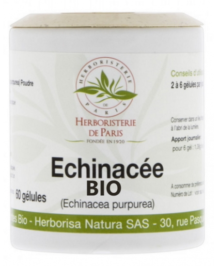 Herboristerie de Paris - Echinacée Bio 230mg - 60 gélules