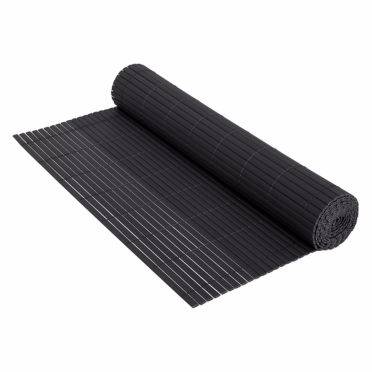 Brise vue – 2x Filet de protection visuelle de jardin natte en PVC anthracite
