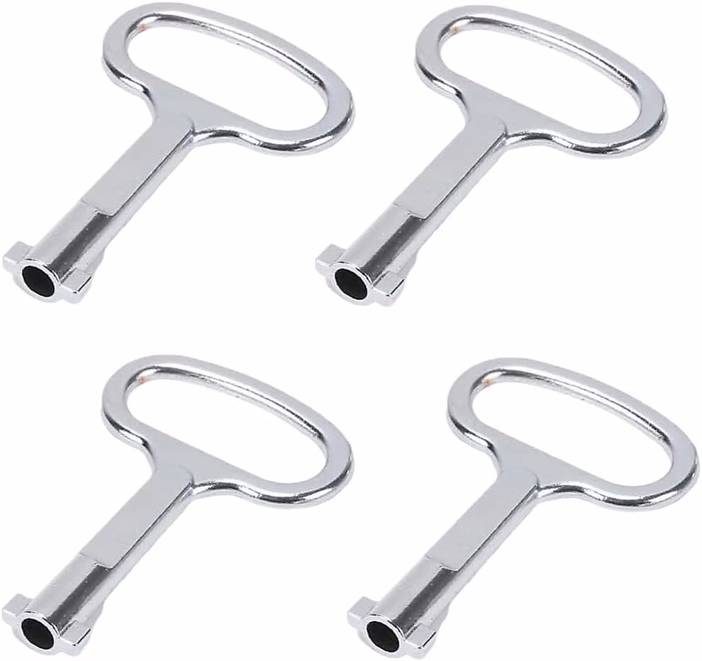 CODEKEY Pièces (5Mm) Clés D'Armoire | Clés Utilitaires Clés D'Armoire Électrique Clés De Vannes De Compteur D'Eau – Électri – lot de 4