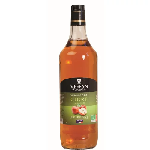 Vinaigre de cidre bio origine France en bouteille de 1 L