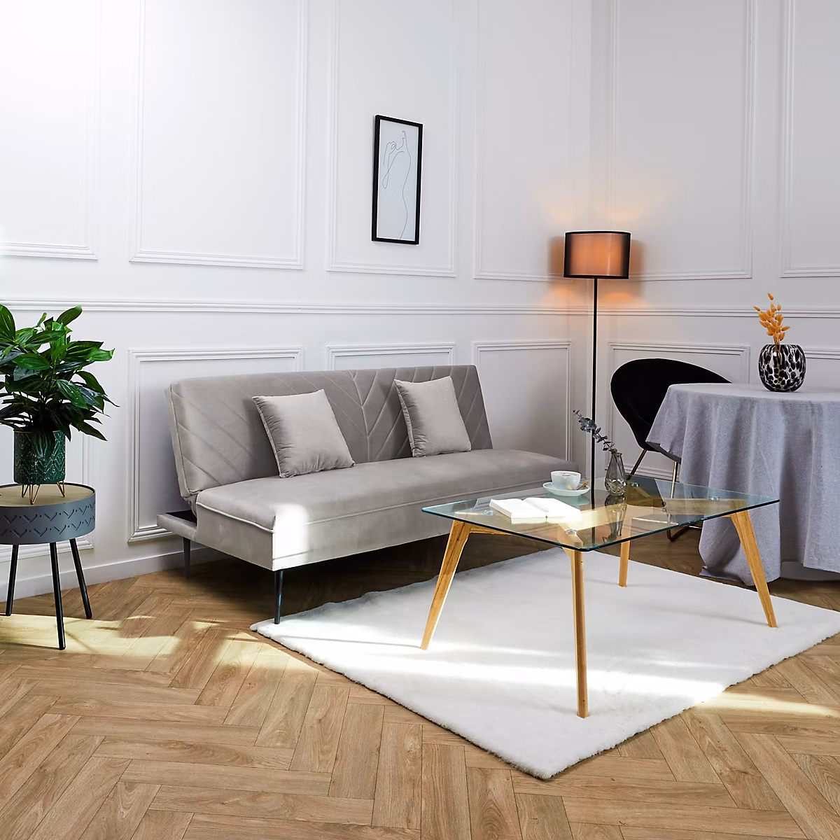 Canapé convertible en tissu Diane | Canapé convertible