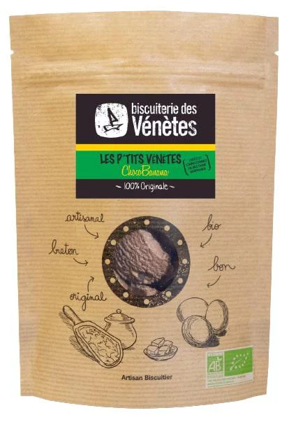 Biscuits choco & Banana bio. Le sachet de 125 g