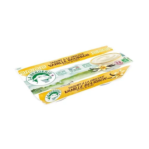 Yaourt à la grecque au lait de brebis vanille bourbon La Bergerie - 2 x 125 g