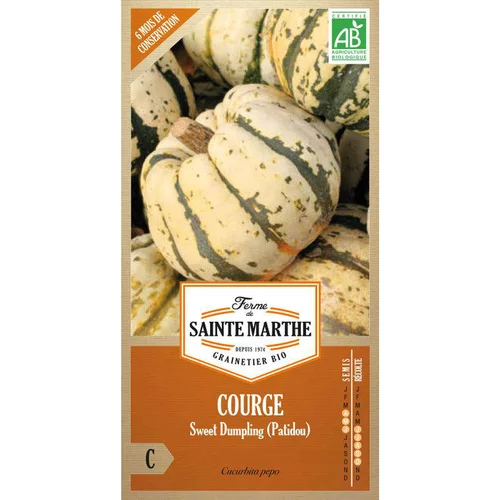 Graines de courge sweet dumpling patidou Ferme de Sainte Marthe - graines à semer