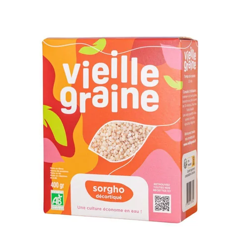 Sorgho décortiqué Bio Vieille Graine - 400 g