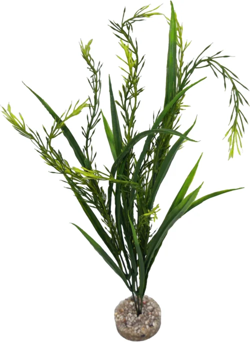 Plante artificielle pour aquarium coloris vert LABEO Elodea MM