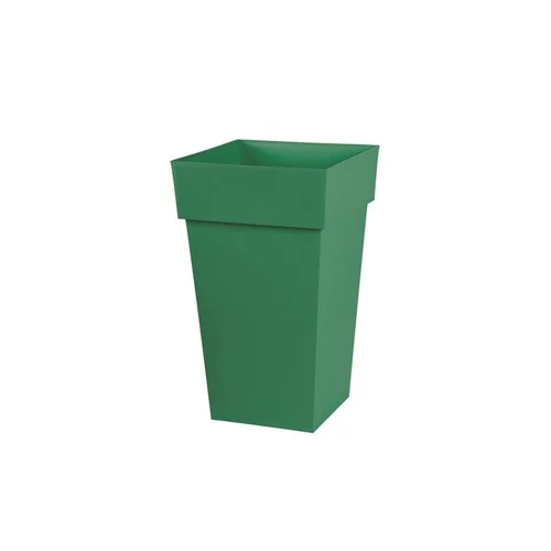 Pot haut carré Toscane coloris vert jungle 39 x 39 x 65 cm de 62 L