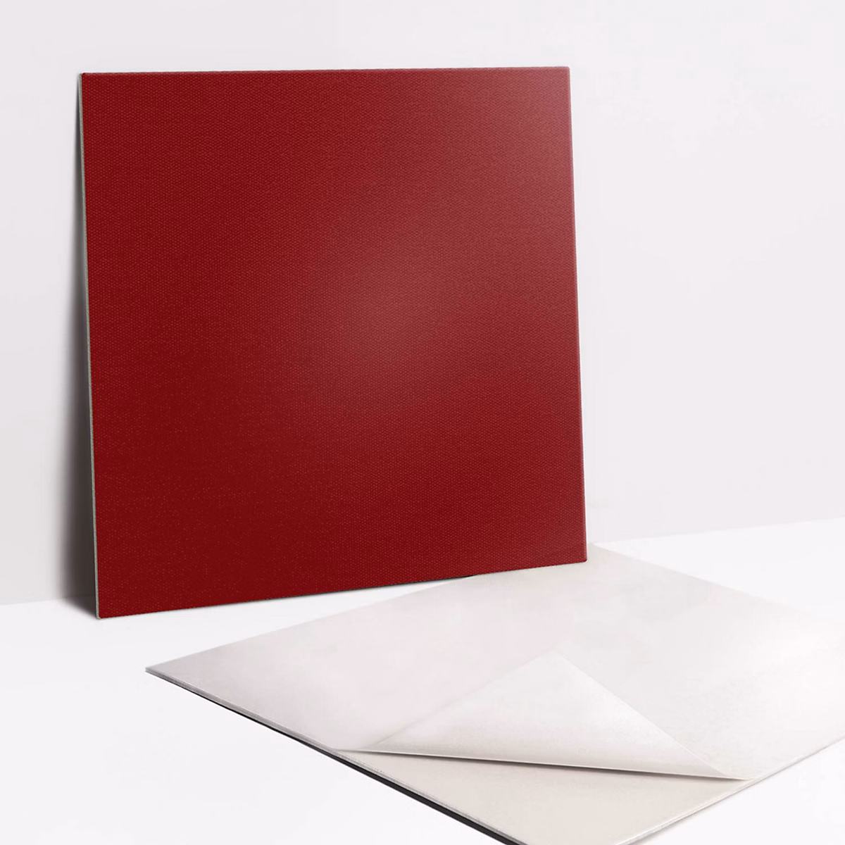 Carreaux vinyle Tulup 30 × 30 cm Couleur bordeaux 9 pcs