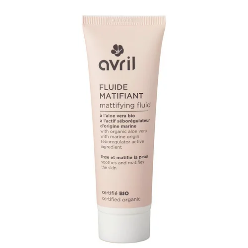 Fluide matifiant à l'aloe vera Bio Avril - 50 ml