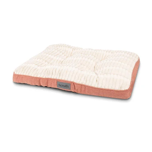 Couchage pour chien coloris orange coussin Scruffs Ellen - Taille M 82 x 58 cm