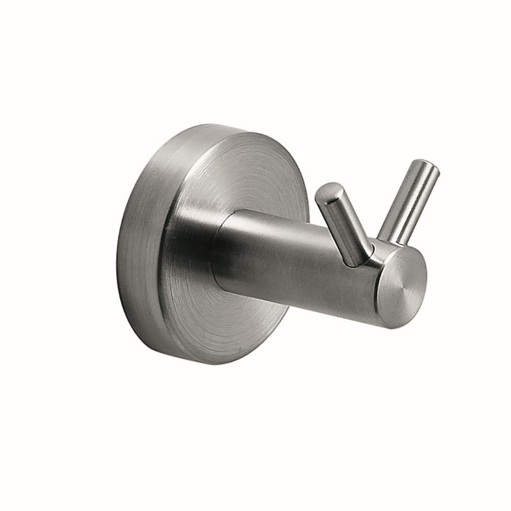 Cintre Double En Acier Chromé Brossé Loto De Kiamami Valentina – Réf. IWHFOEESD6527870576