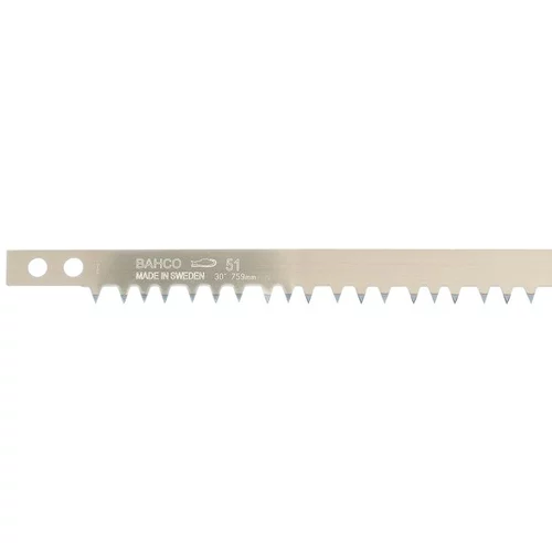 Lame de scie à bûches en acier trempé denture isocèle gris - 53 cm