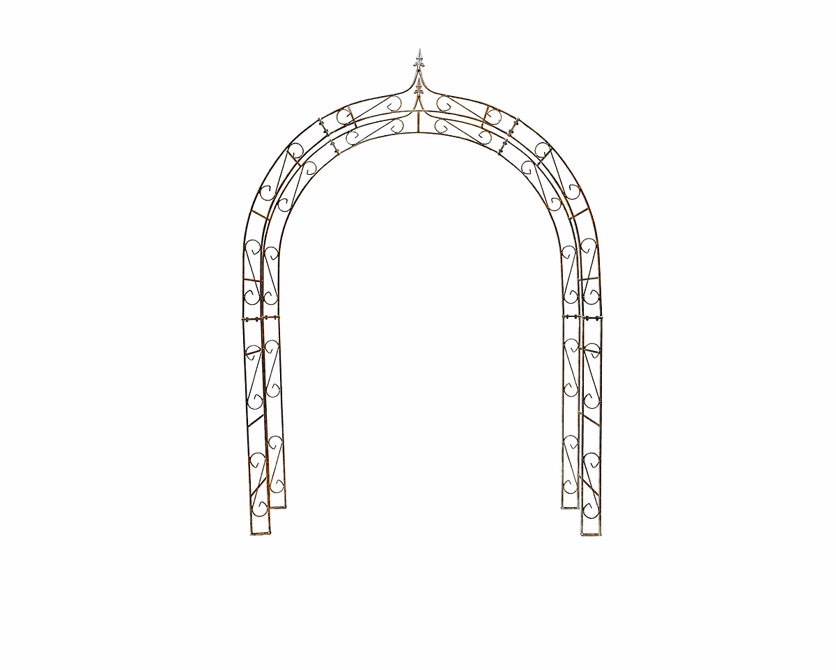 Arche de jardin ALEX sommet pointu – 160 cm rouiller